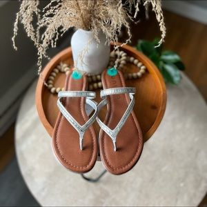 There sliver with bling .